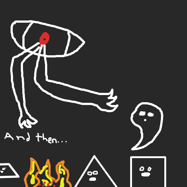  - Online Drawing Game Comic Strip Panel by HiveMind