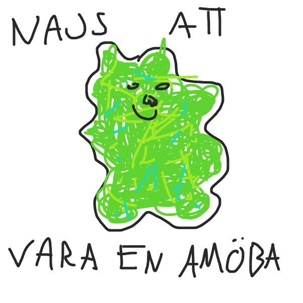 Drawing in Amobe by Psyduck