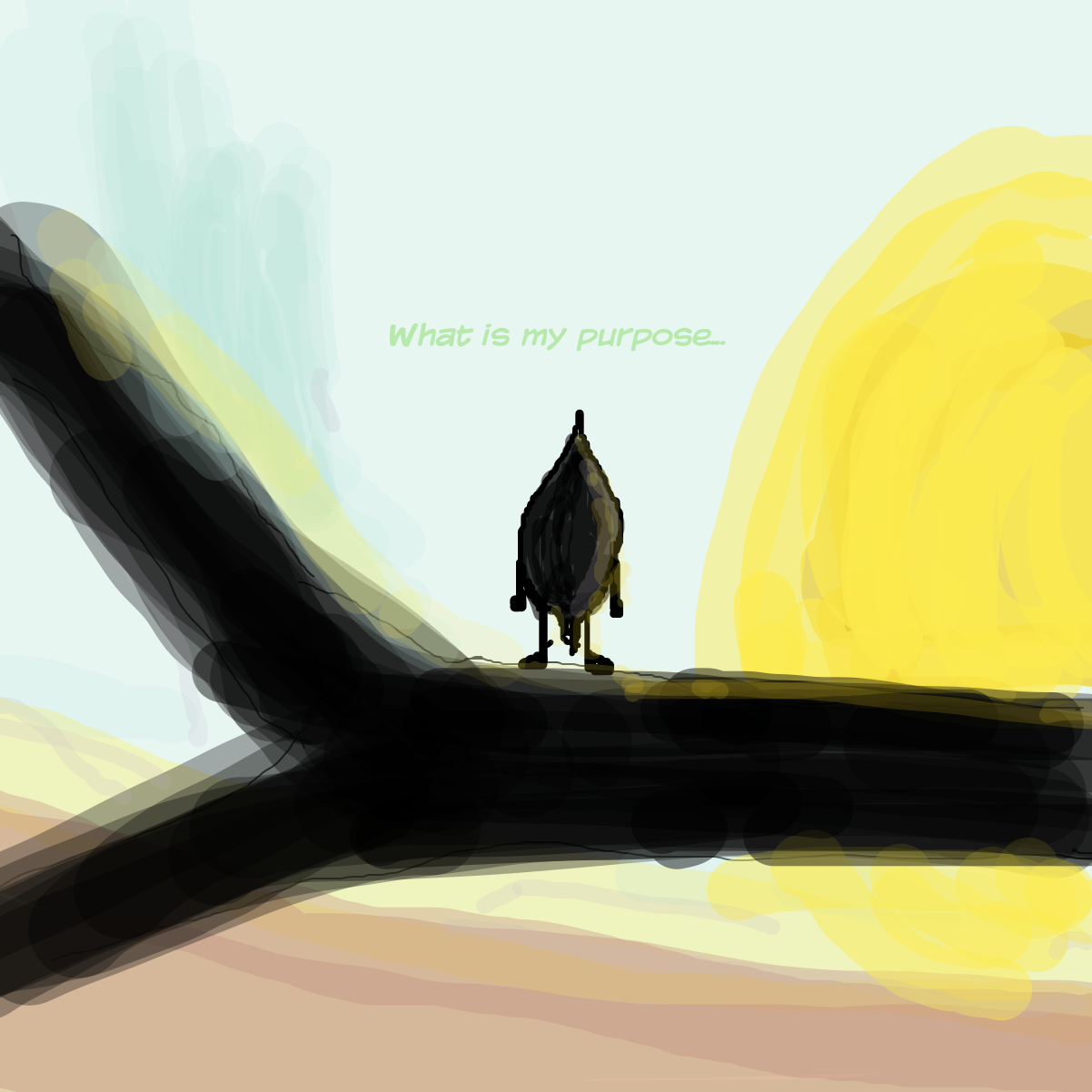 I tried to draw a leaf. 😂 - Online Drawing Game Comic Strip Panel by l’intrus