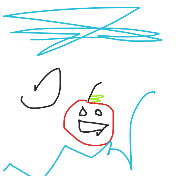 dapple the apple is legit - Online Drawing Game Comic Strip Panel by artopardo