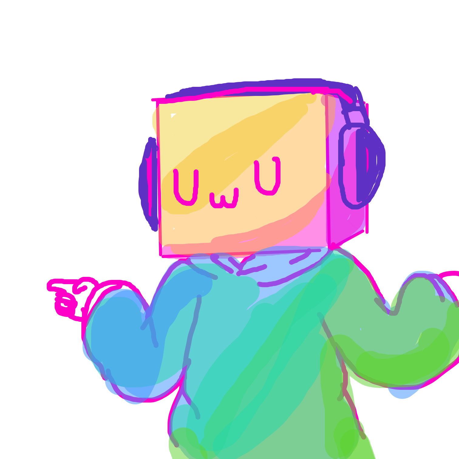  - Online Drawing Game Comic Strip Panel by Juleefish 