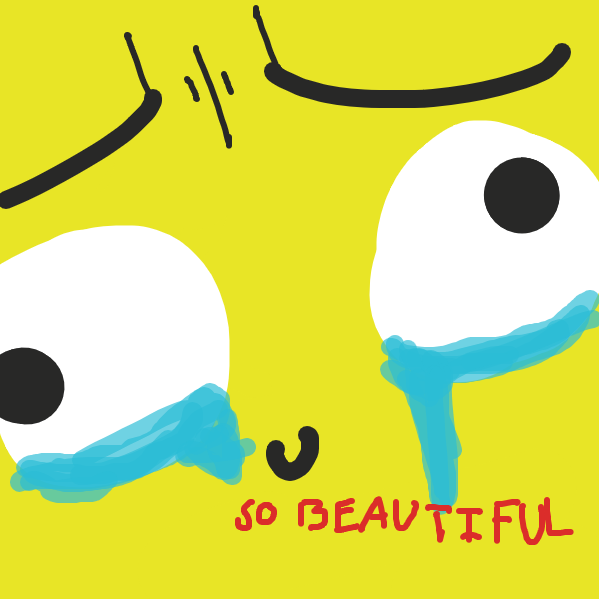 Small yellow man wishes to be as cool as daddi - Online Drawing Game Comic Strip Panel by SAMiAm