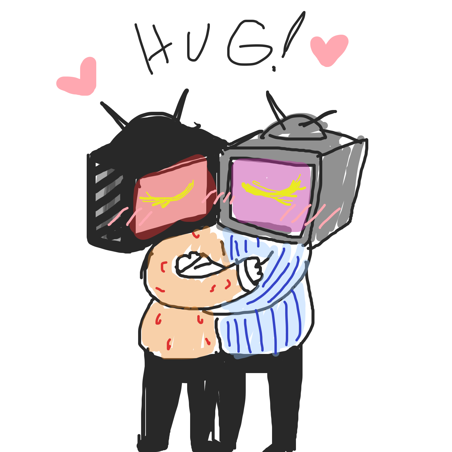  - Online Drawing Game Comic Strip Panel by Juleefish 