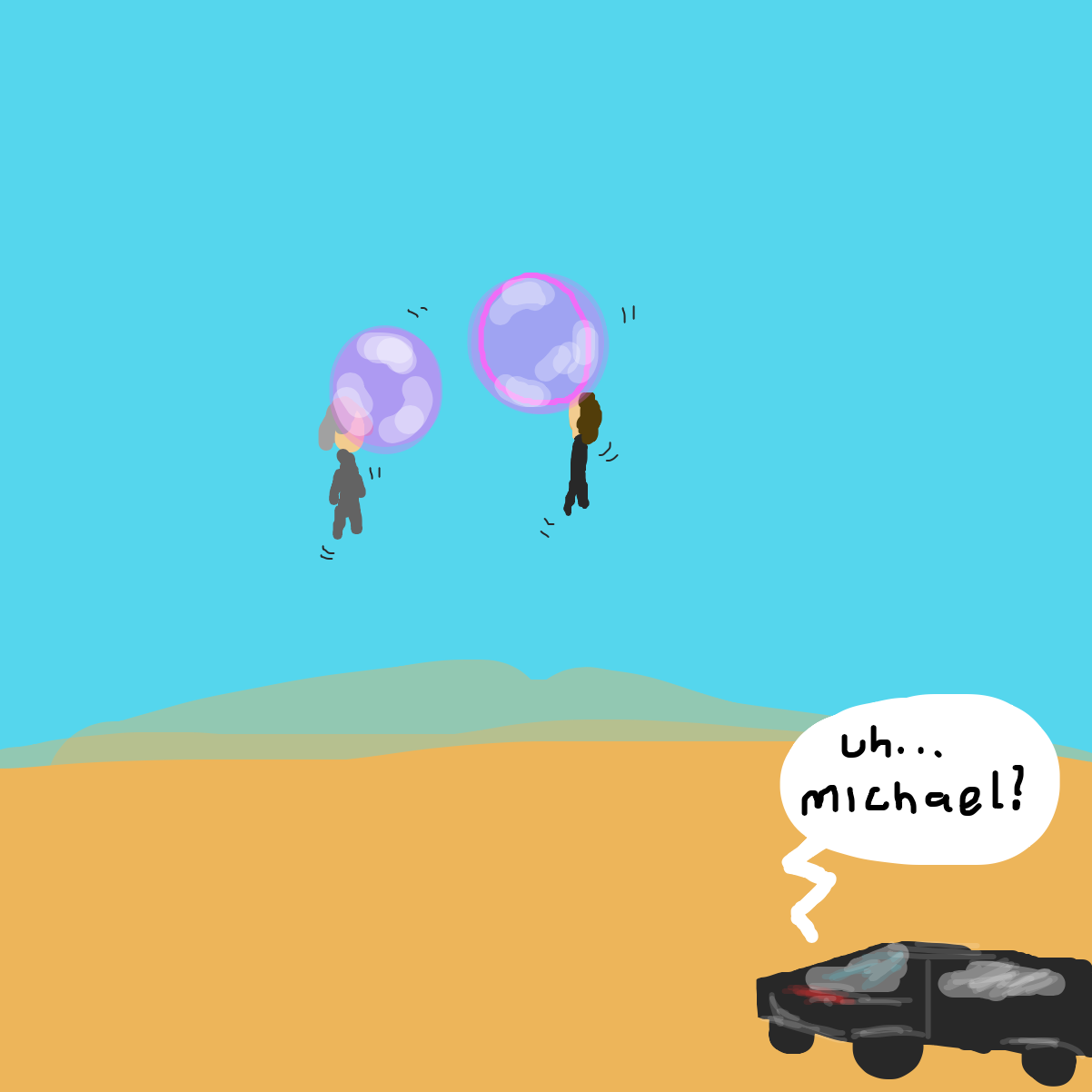  - Online Drawing Game Comic Strip Panel by CherryFlavored