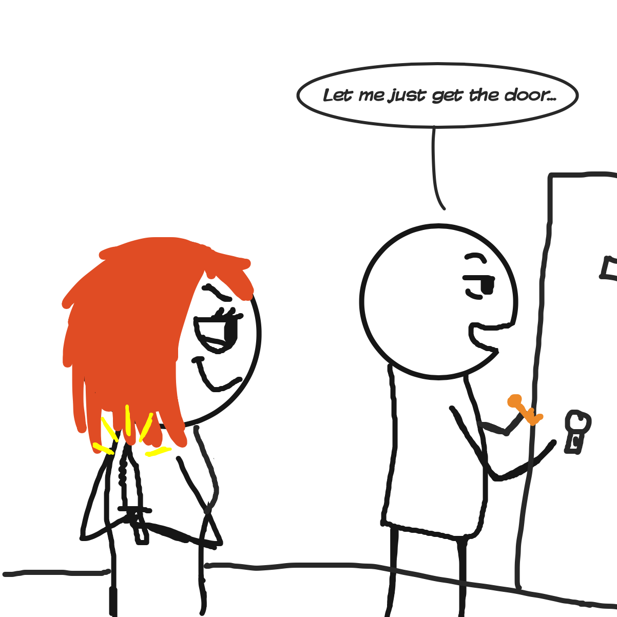  - Online Drawing Game Comic Strip Panel by CherryFlavored