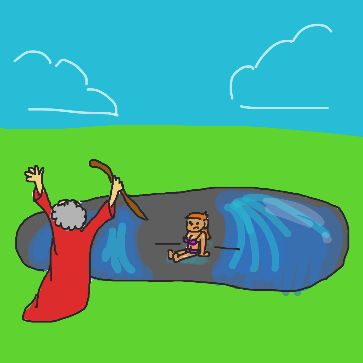  - Online Drawing Game Comic Strip Panel by CherryFlavored