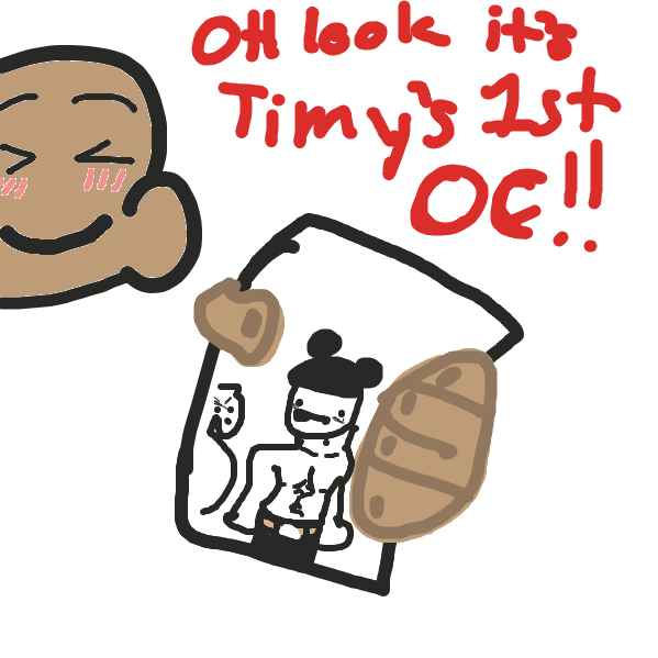It's Little Timy's first OC! - Online Drawing Game Comic Strip Panel by SAMiAm