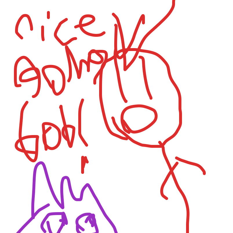 Drawing in what by Red Guy