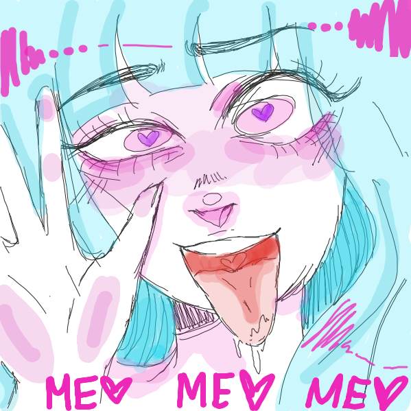 Drawing in snot by NurseKae