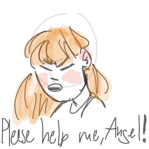 Drawing in Angel by Mine