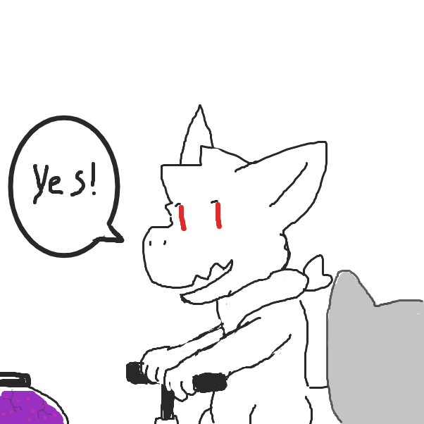 Yes! - Online Drawing Game Comic Strip Panel by Derren