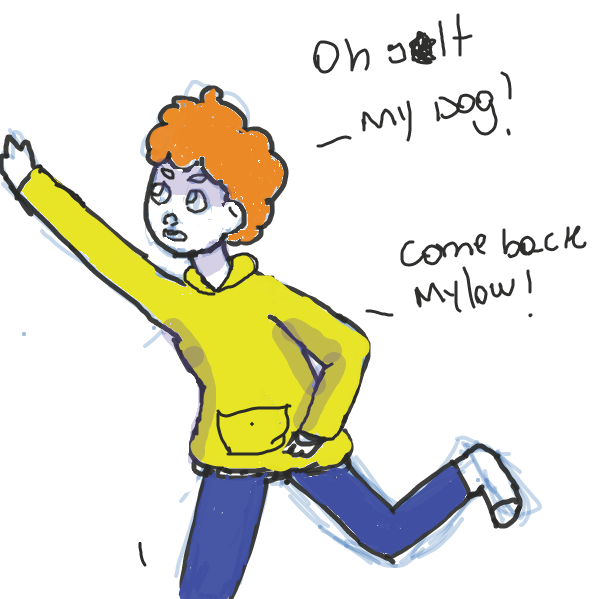  - Online Drawing Game Comic Strip Panel by L.E 