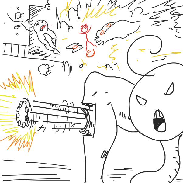  - Online Drawing Game Comic Strip Panel by Fathur