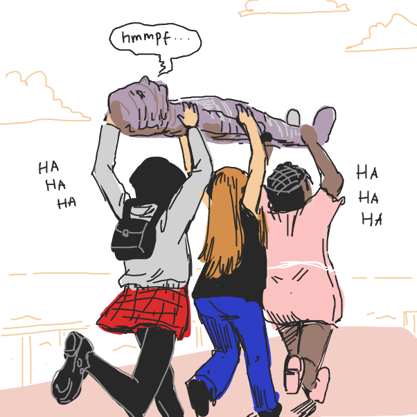  - Online Drawing Game Comic Strip Panel by Fathur