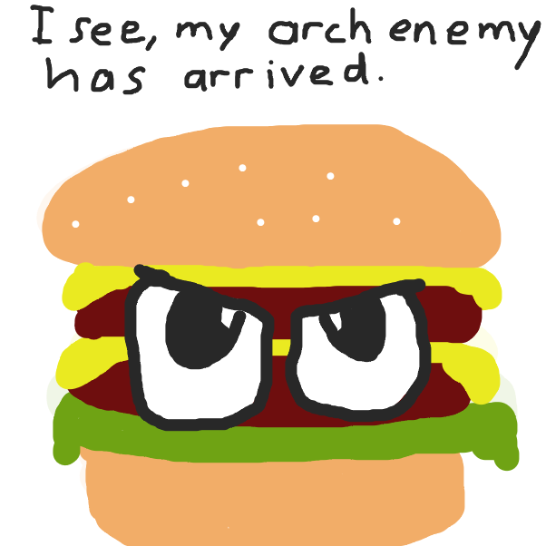 Drawing in The Burger And The French by JonathanCasco