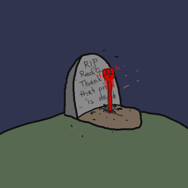 Drawing in Frankenstein but bad by Sluggishfella