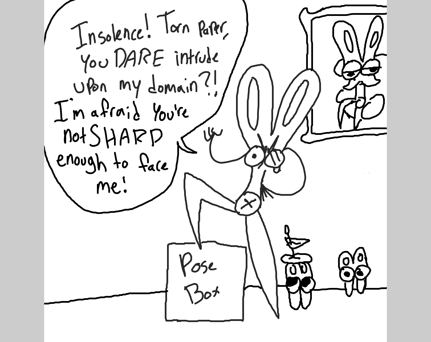  - Online Drawing Game Comic Strip Panel by CurlyCheddar 