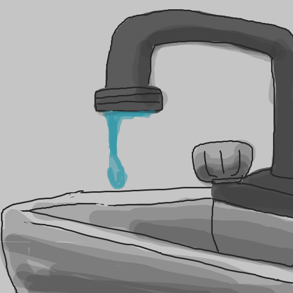Drip.... - Online Drawing Game Comic Strip Panel by Derren