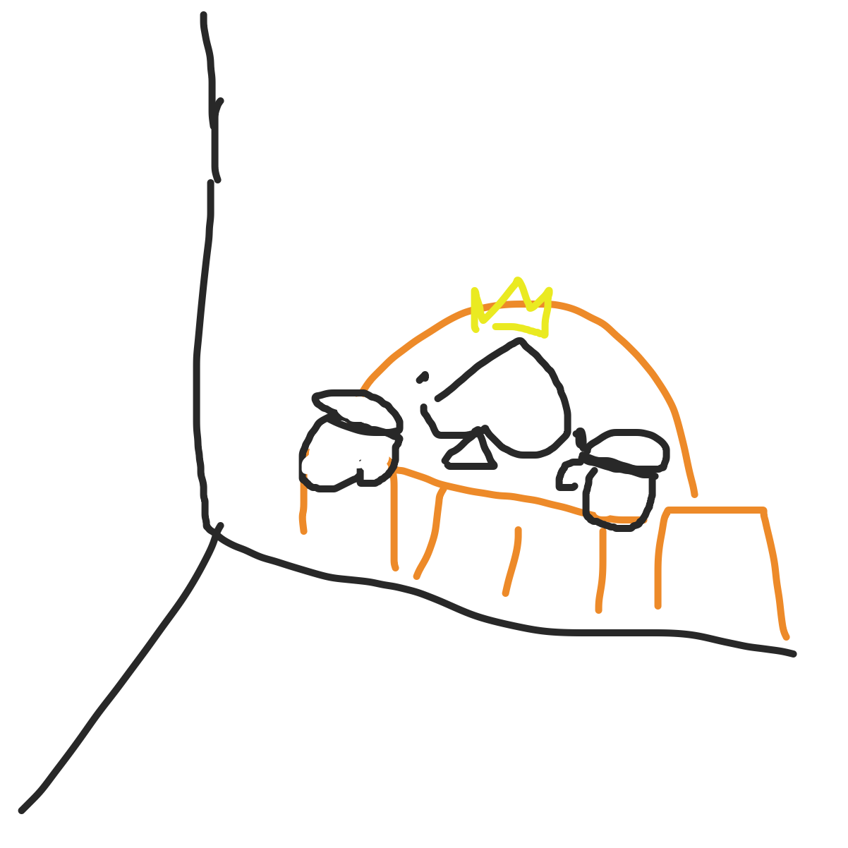 Drawing in Oof by KingOfSpades2