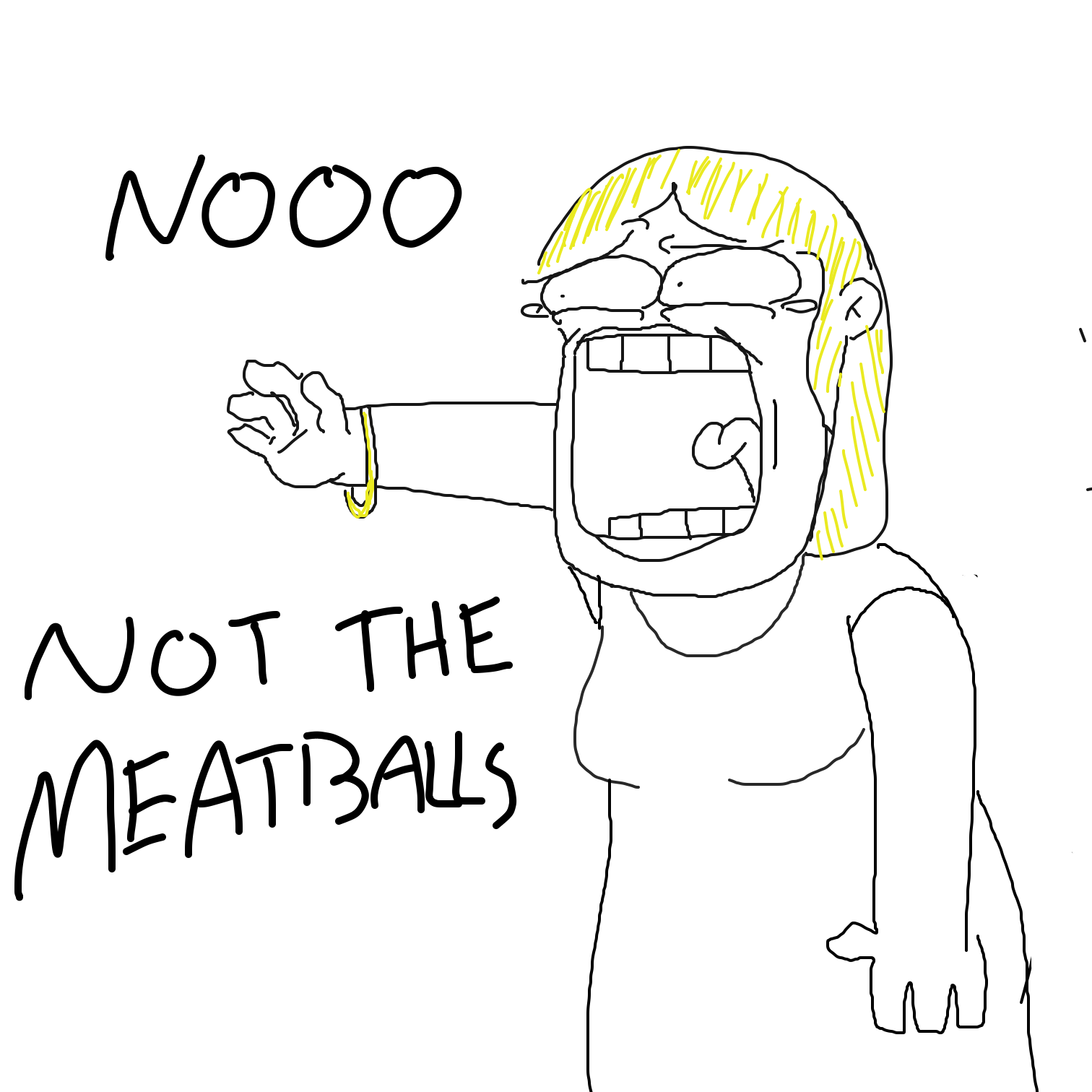 Drawing in Ikea by CurlyCheddar 