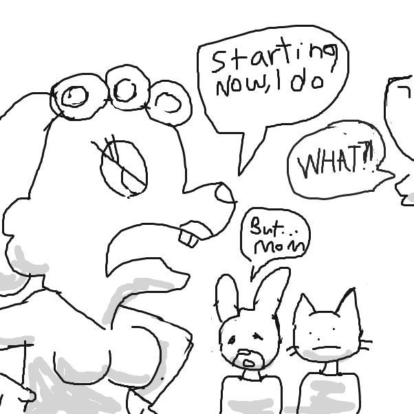  - Online Drawing Game Comic Strip Panel by Derren