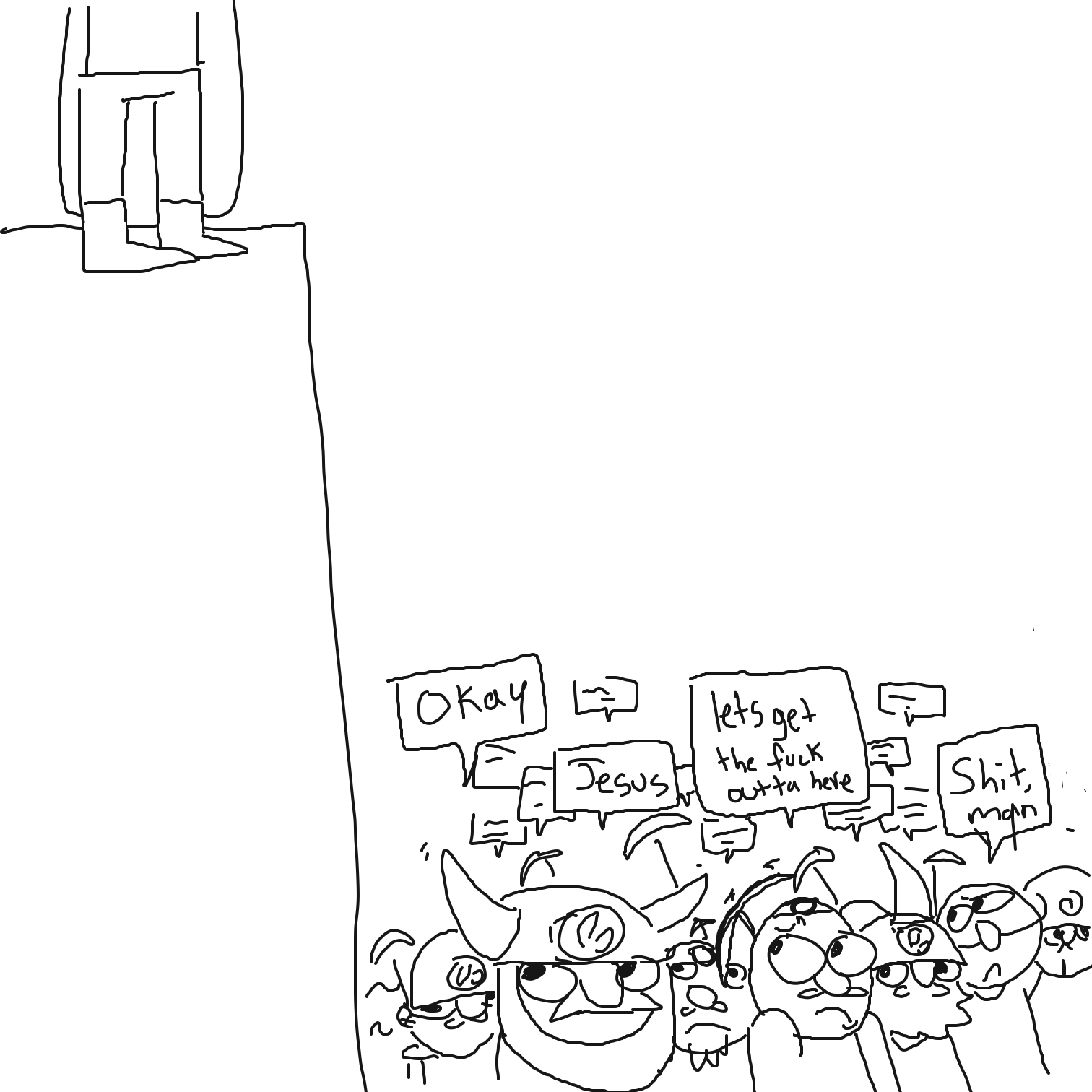  - Online Drawing Game Comic Strip Panel by CurlyCheddar 