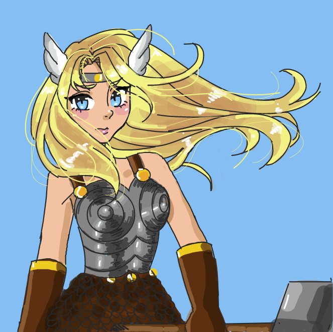 Drawing in THOR IS NOW A WAIFU by SSR scorpia