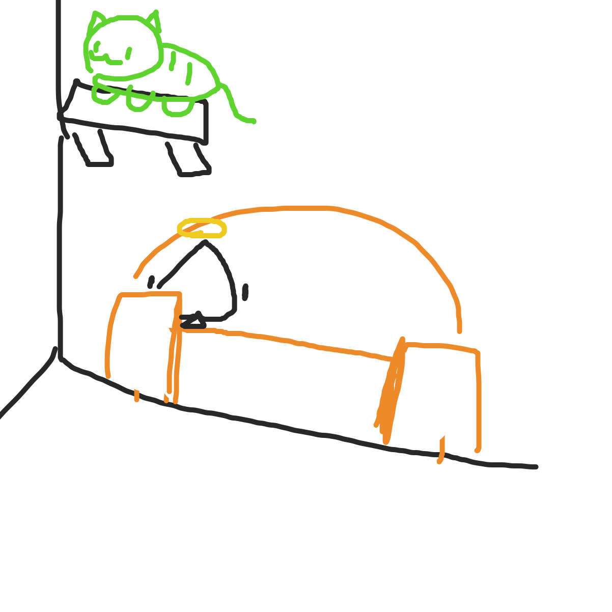 Drawing in A new house by KingOfSpades2