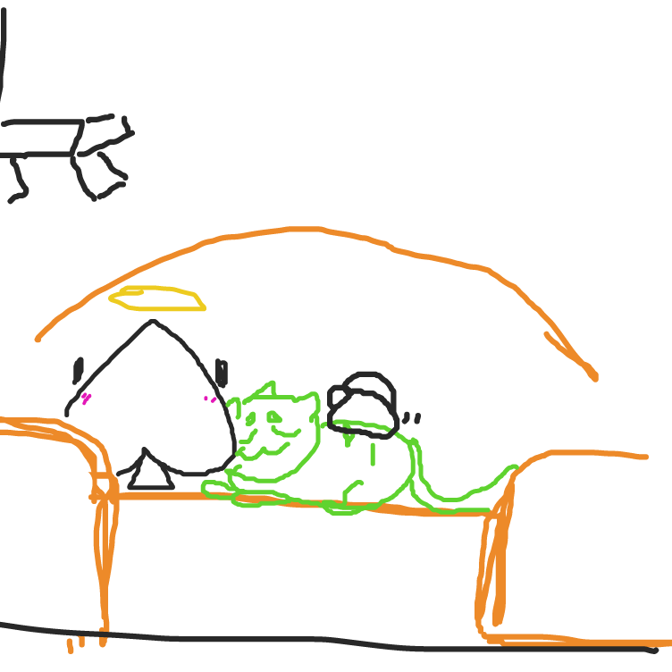 Drawing in A new house by yogiibear