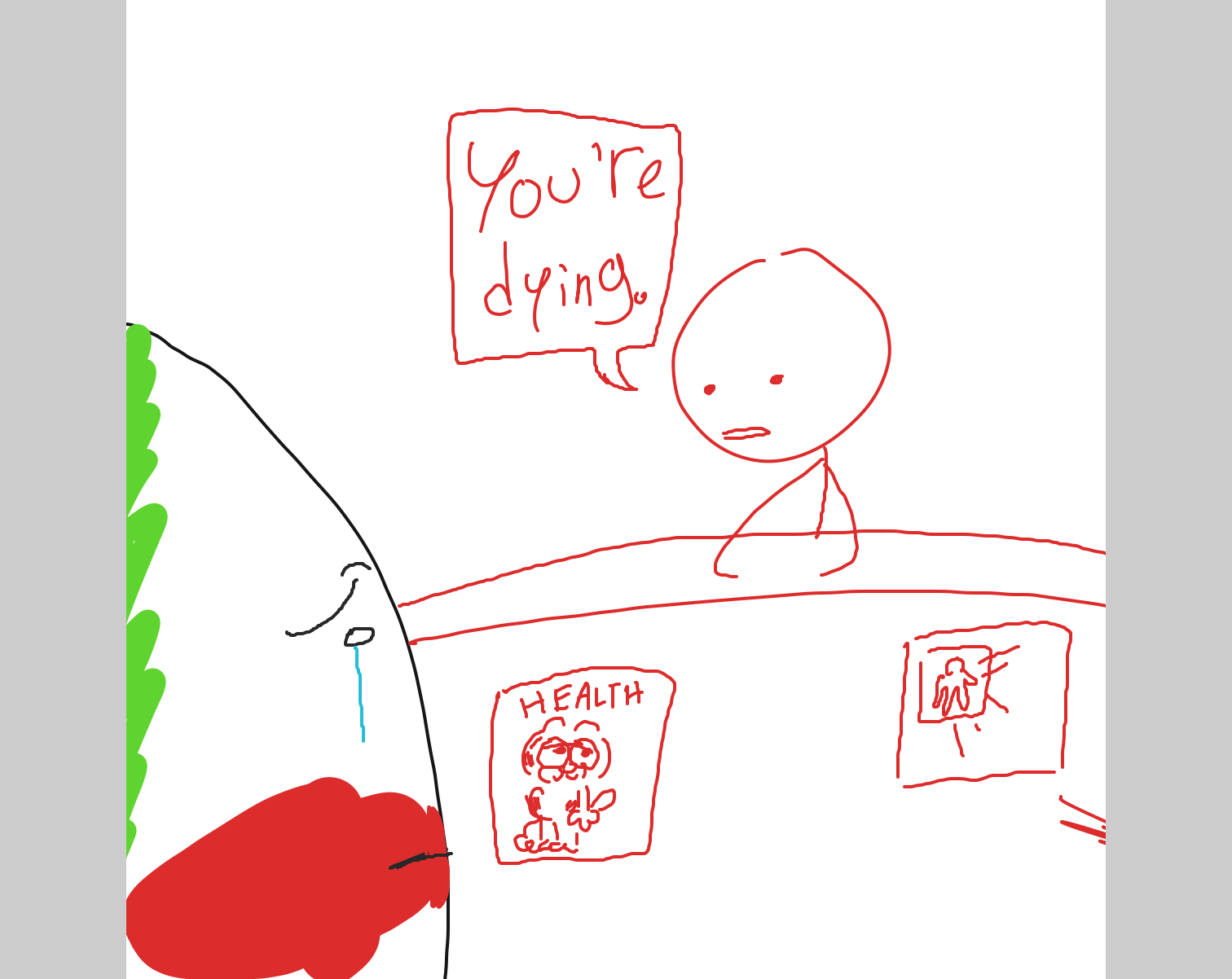  - Online Drawing Game Comic Strip Panel by CurlyCheddar 