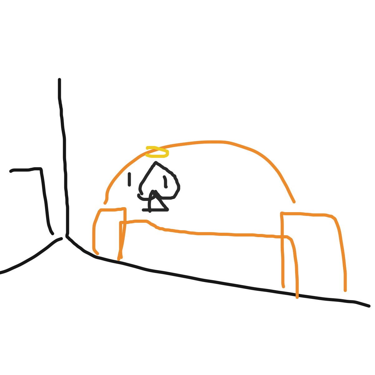 Drawing in Another location by KingOfSpades2