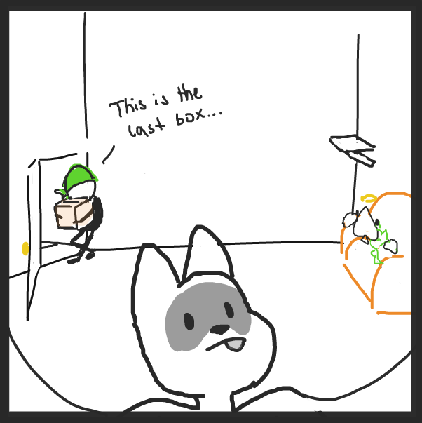 Drawing in A new house by Sluggishfella