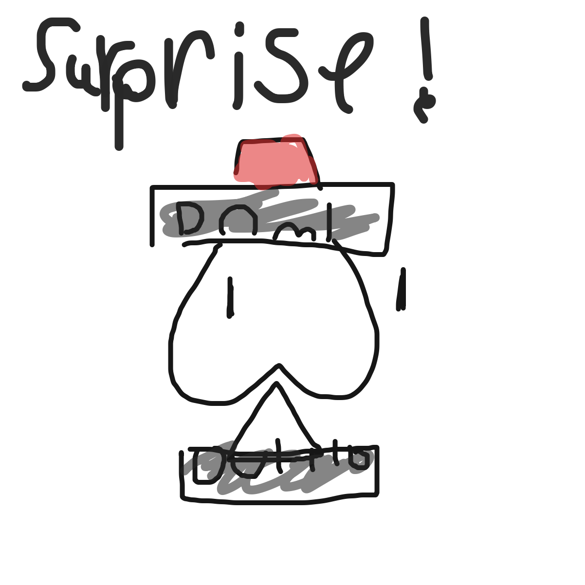 It’s not a bomb, it’s me! - Online Drawing Game Comic Strip Panel by KingOfSpades2