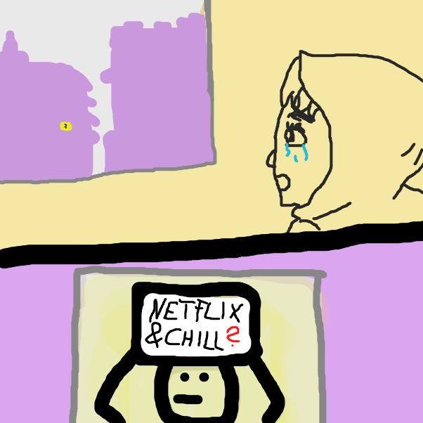 Drawing in Lonely apartment  by JonathanCasco