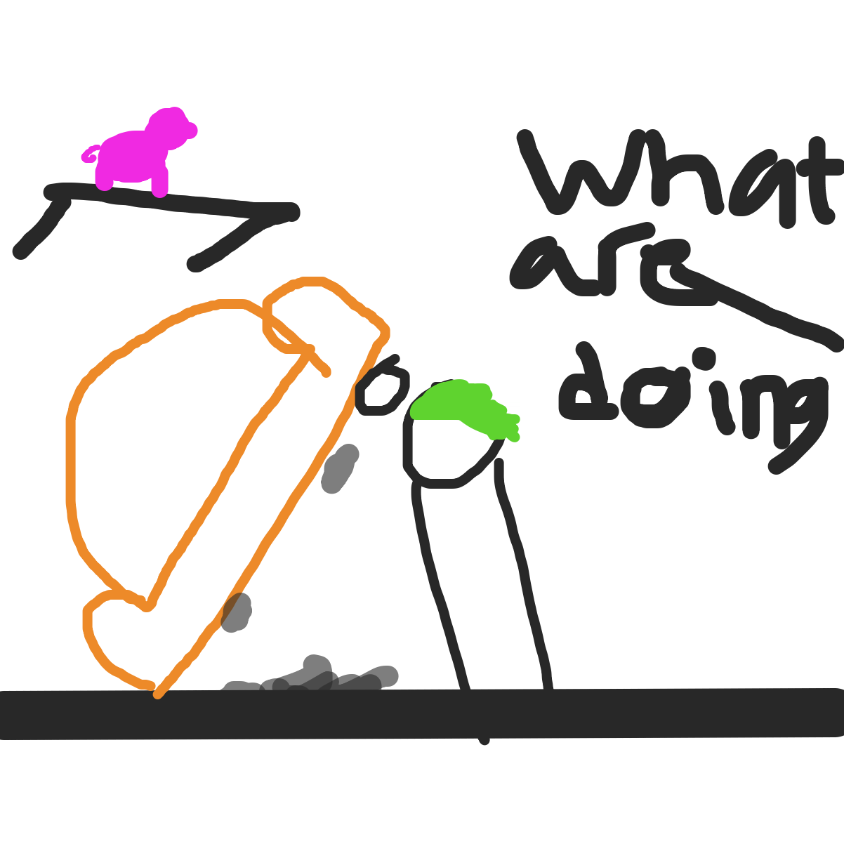 Drawing in Rent money by Steven117