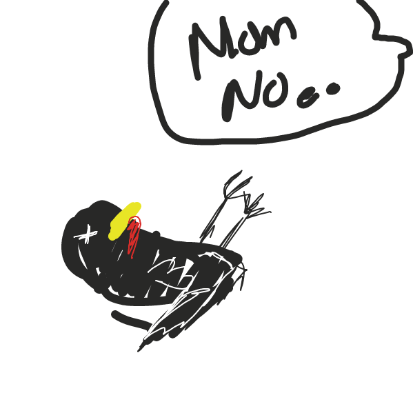 Drawing in peekaboo birb by suckmypenc1l