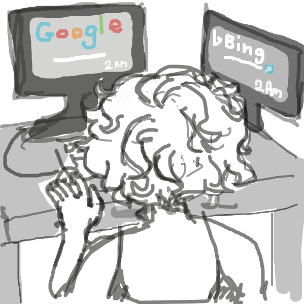 Drawing in procrastination  by gnarlybirds