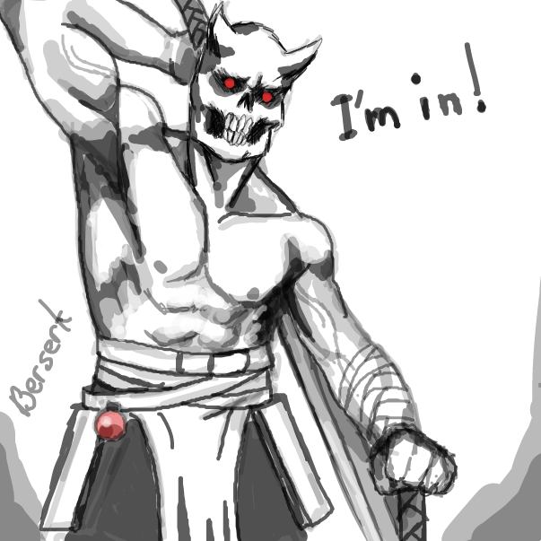 Drawing in Magic n stuff by Karosh