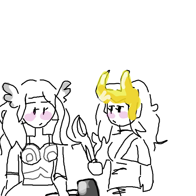 lady loki - Online Drawing Game Comic Strip Panel by yogiibear