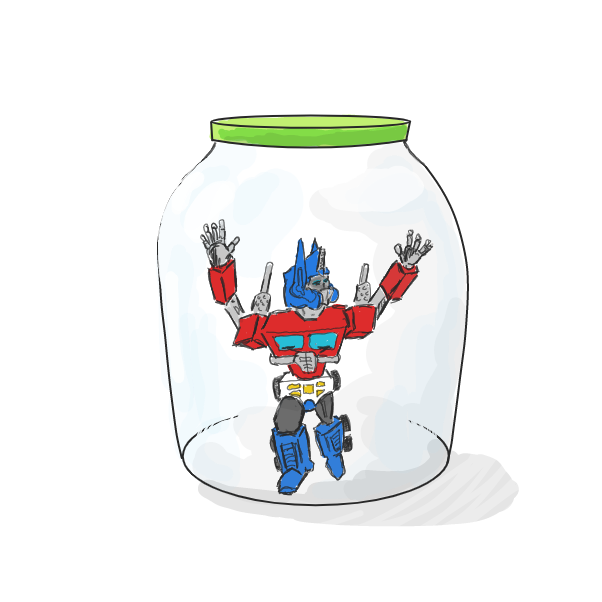 Drawing in Things in Jars by Wizard Croissant