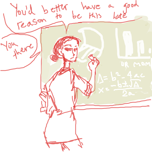 Drawing in Making up excuses by gnarlybirds