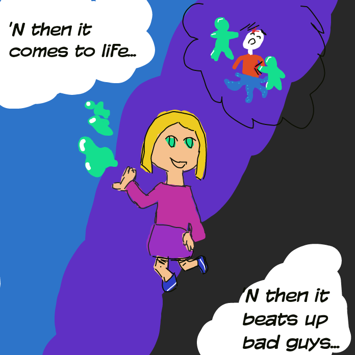  - Online Drawing Game Comic Strip Panel by N0thanks 