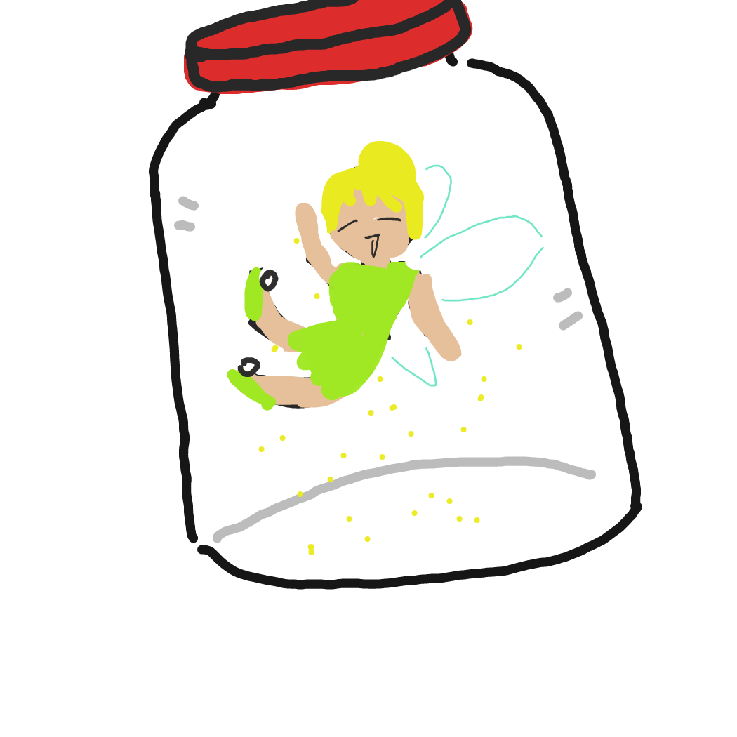 Drawing in Things in Jars by Rednightlights