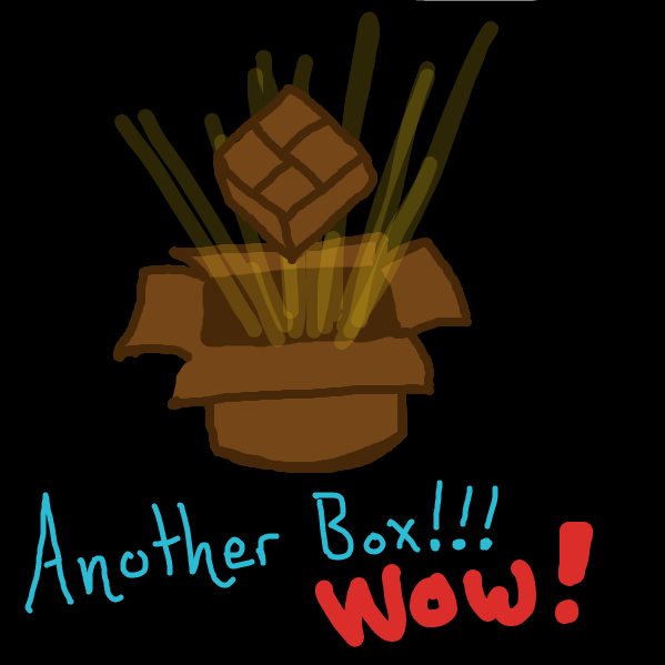 there is a box inside the box - Online Drawing Game Comic Strip Panel by Megrent