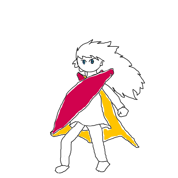 Cape Pose - Online Drawing Game Comic Strip Panel by ForestKitsune