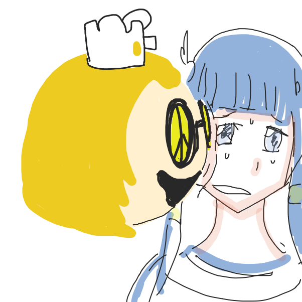 Drawing in Glitter Peace by Fathur