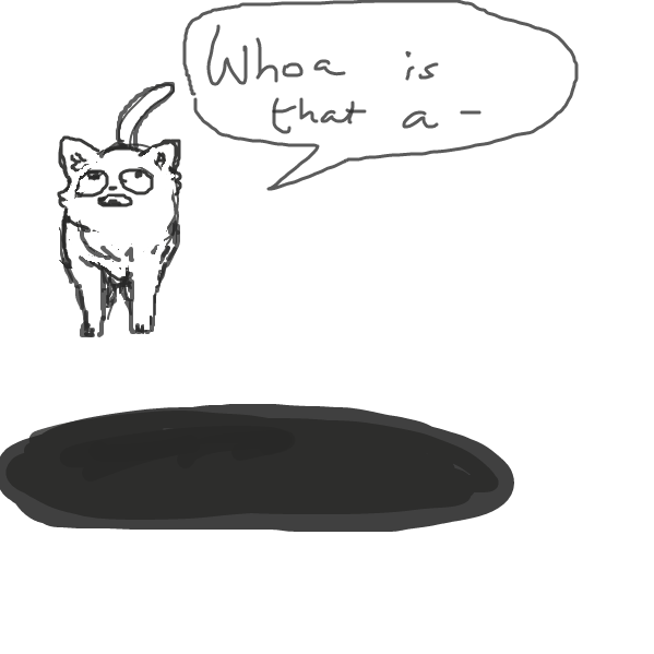 Drawing in Da smol cat by gnarlybirds