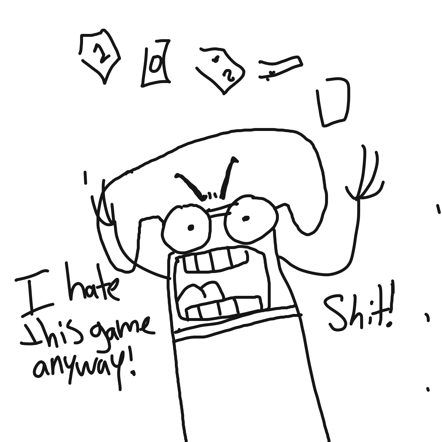 Drawing in no u by CurlyCheddar 