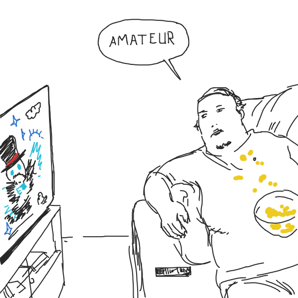  - Online Drawing Game Comic Strip Panel by Fathur