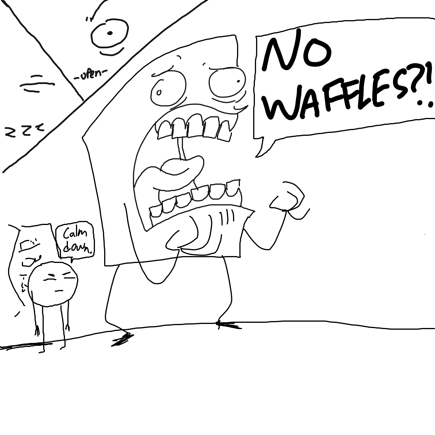  - Online Drawing Game Comic Strip Panel by CurlyCheddar 